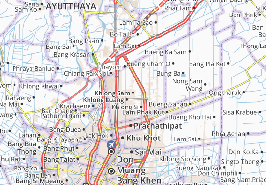 Mapa Khlong Sam