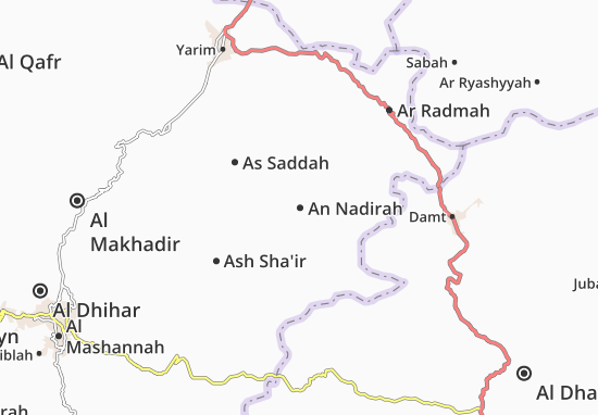 Karte Stadtplan An Nadirah
