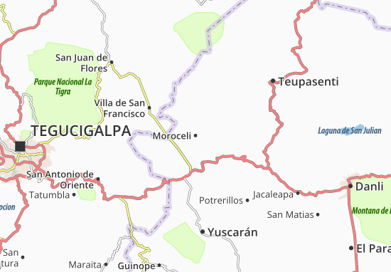 Kaart Plattegrond Moroceli