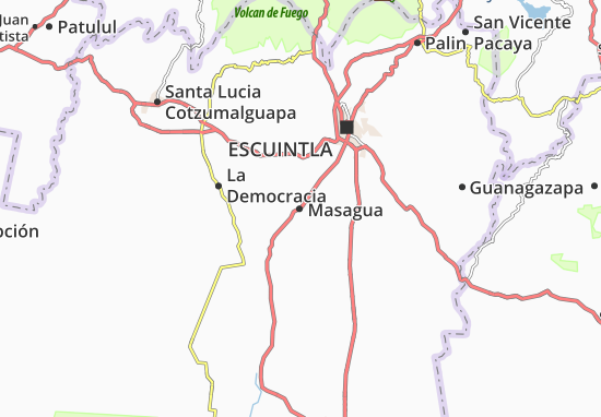 Karte Stadtplan Masagua