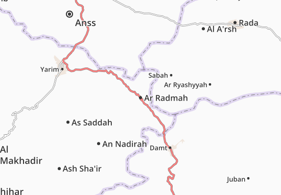 Karte Stadtplan Ar Radmah