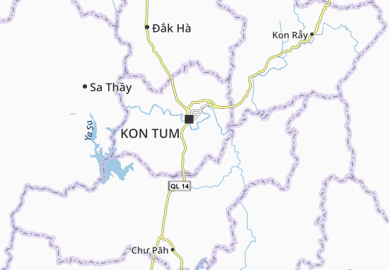 Karte Stadtplan Chư Hreng