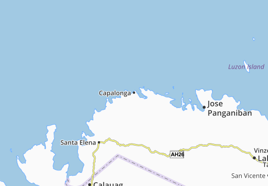 MICHELIN-Landkarte Capalonga - Stadtplan Capalonga - ViaMichelin