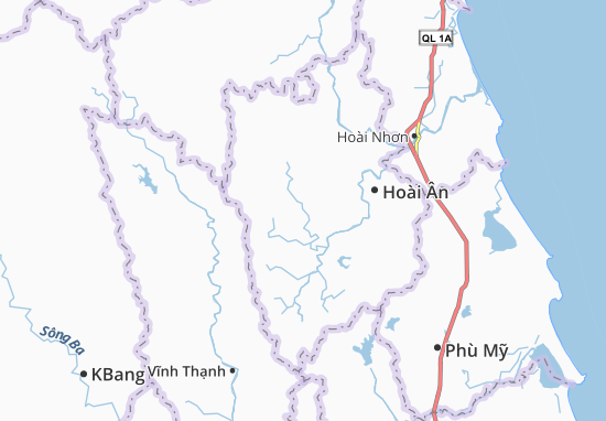 MICHELIN-Landkarte Dak Mang - Stadtplan Dak Mang - ViaMichelin