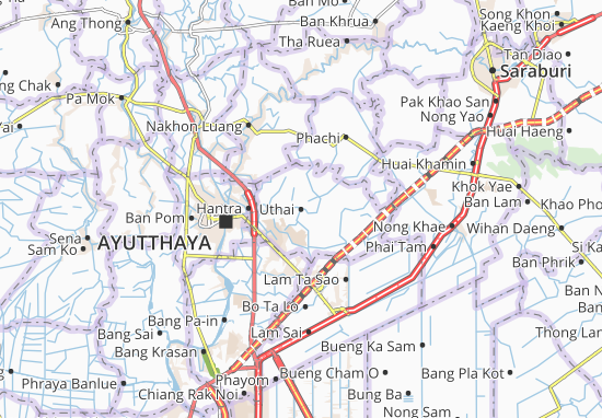 Mapa Uthai