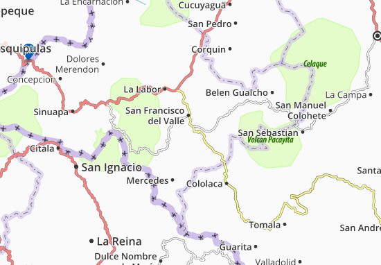 Kaart Plattegrond San Marcos