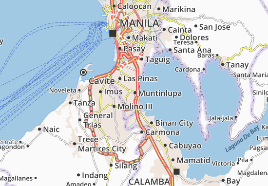 Karte Stadtplan Muntinlupa