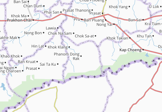 Mapa Phanom Dong Rak