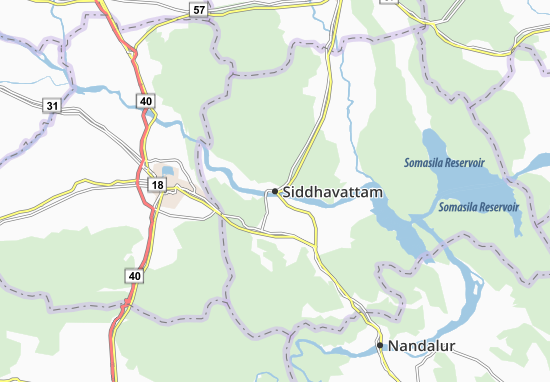 Karte Stadtplan Siddhavattam