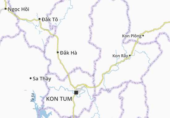 Karte Stadtplan Ngok Réo