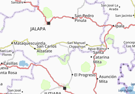 Karte Stadtplan Monjas