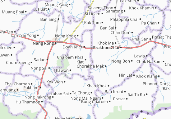 Karte Stadtplan Chaloem Phra Kiat