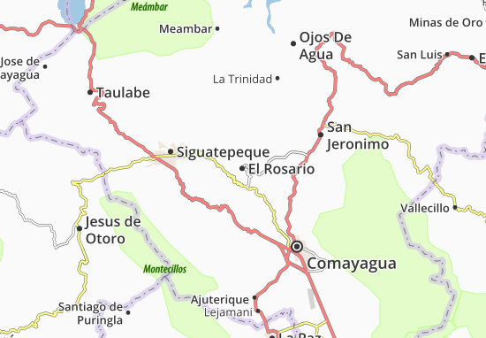 Karte Stadtplan El Rosario