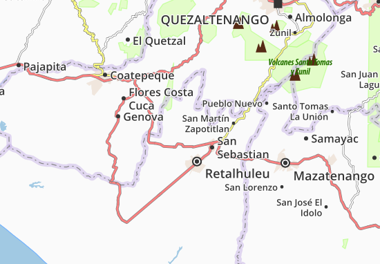 Karte Stadtplan Nuevo San Carlos