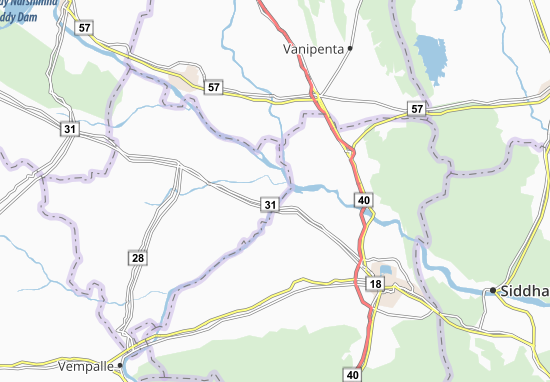 Mapa Kamalapuram