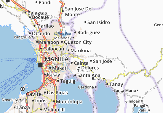 Karte Stadtplan Rizal