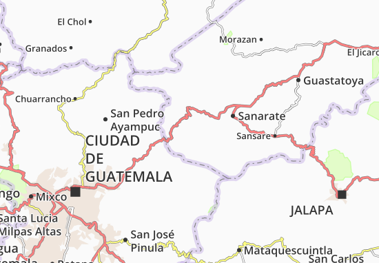 Karte Stadtplan San Antonio La Paz