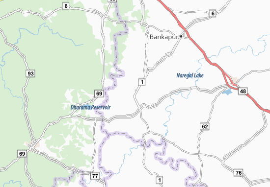 Mapa Hangal
