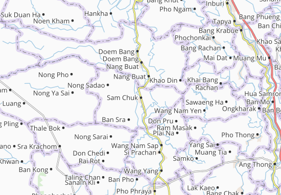 Mapa Sam Chuk