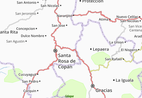 Mapa San Juan de Opoa