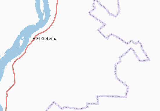 Kaart Plattegrond El-Idda