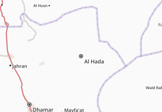 Kaart Plattegrond Al Hada