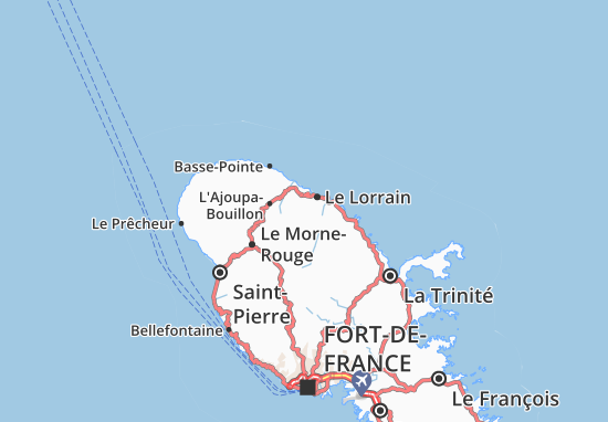 Mapa Bas Céron