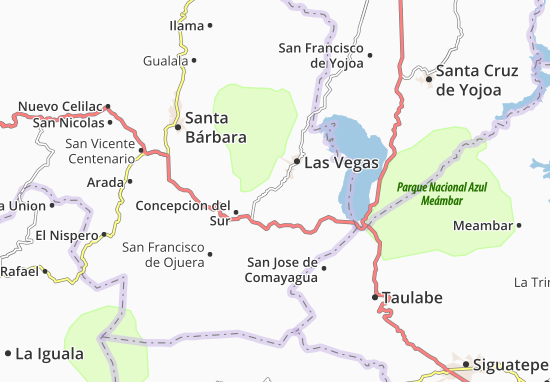 Karte Stadtplan El Mochito