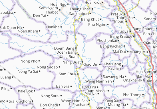 Karte Stadtplan Doem Bang Nang Buat