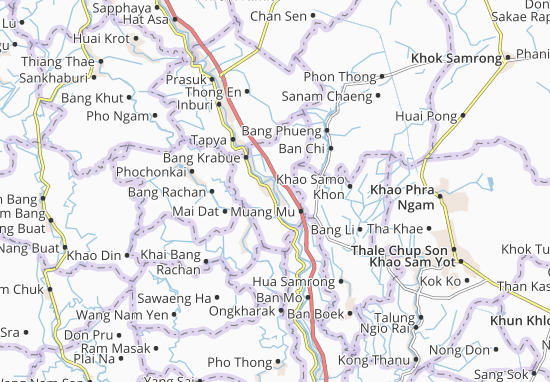Kaart Plattegrond Singburi