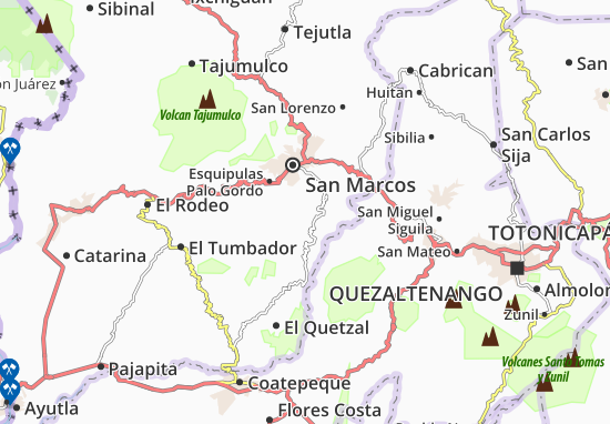 San Cristobal Cucho Map