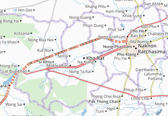Karte Stadtplan Kho Rat