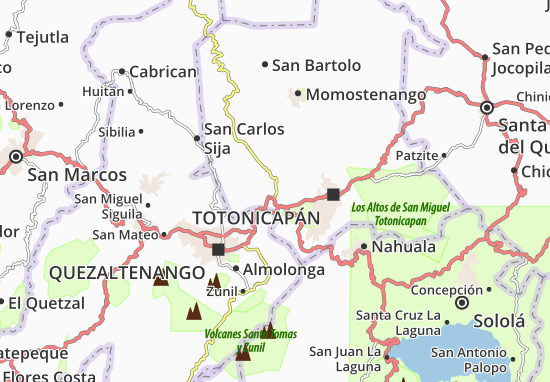 Carte-Plan San Cristobal Totonicapán