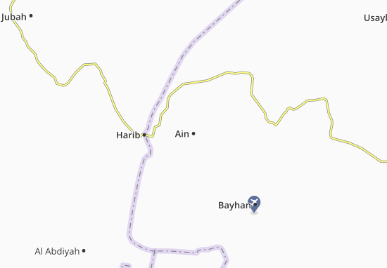 Mapa Ain