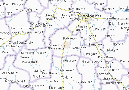 Mapa Wang Hin