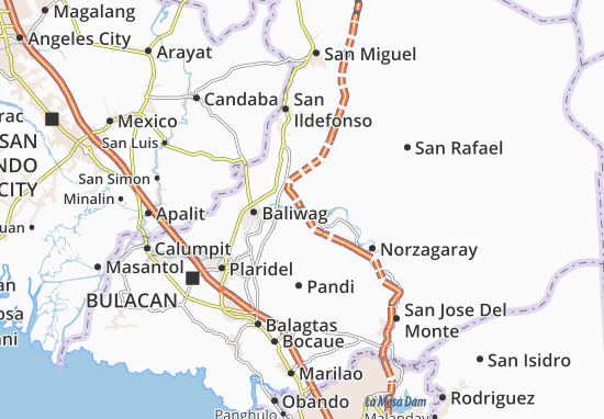 Mapa San Rafael