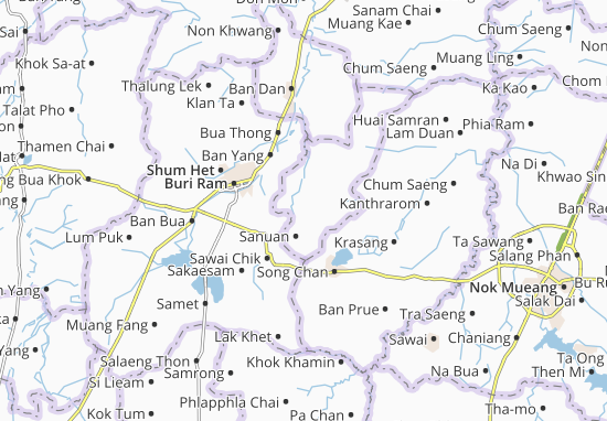 Karte Stadtplan Huai Rat