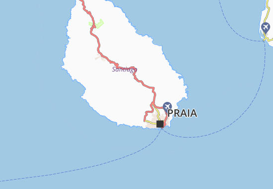 Achada da Vassoura Map