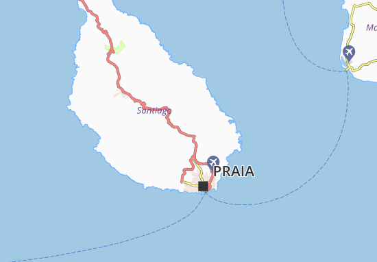 Kaart Plattegrond Pau de Saco