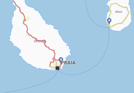 Achada Baixo Map