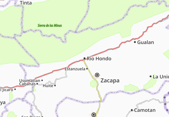 Kaart Plattegrond Río Hondo