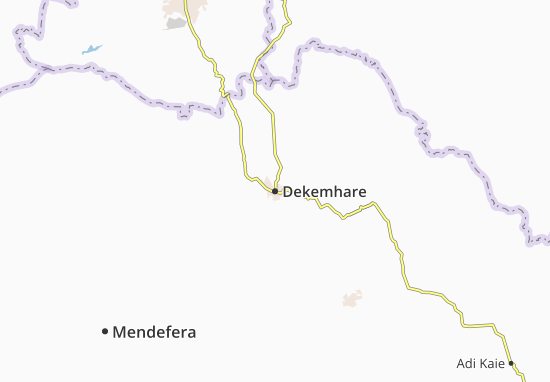 Dekemhare Map