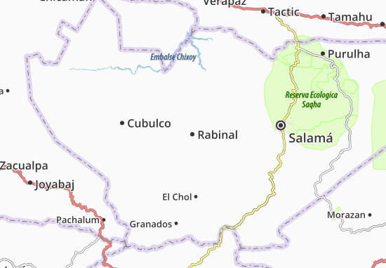 Kaart Plattegrond Rabinal