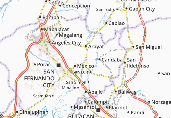 Sta Ana Pampanga Map Michelin Santa Ana Map - Viamichelin