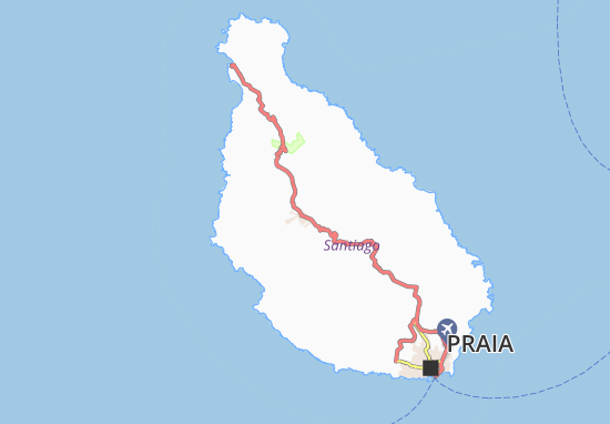 Mapa Ponta Travessa