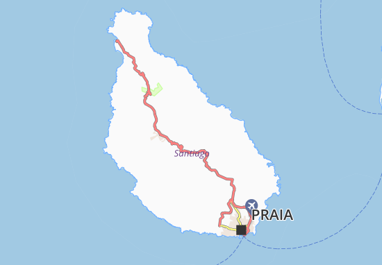 Karte Stadtplan Pau de Guine