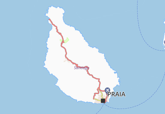 Kaart Plattegrond Cruz de Sougue