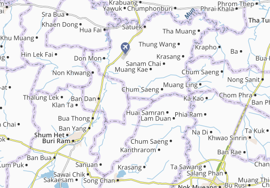 Kaart Plattegrond Nong Yai