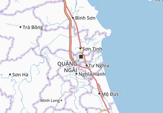 Mapa Quảng Ngãi