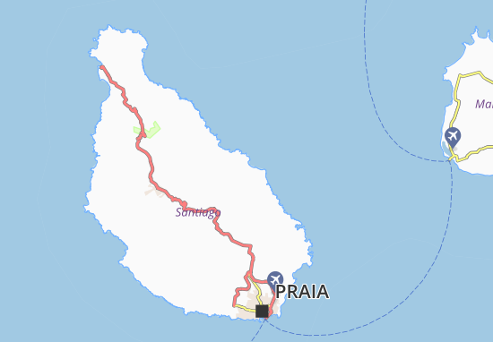 Karte Stadtplan Rocha Lama